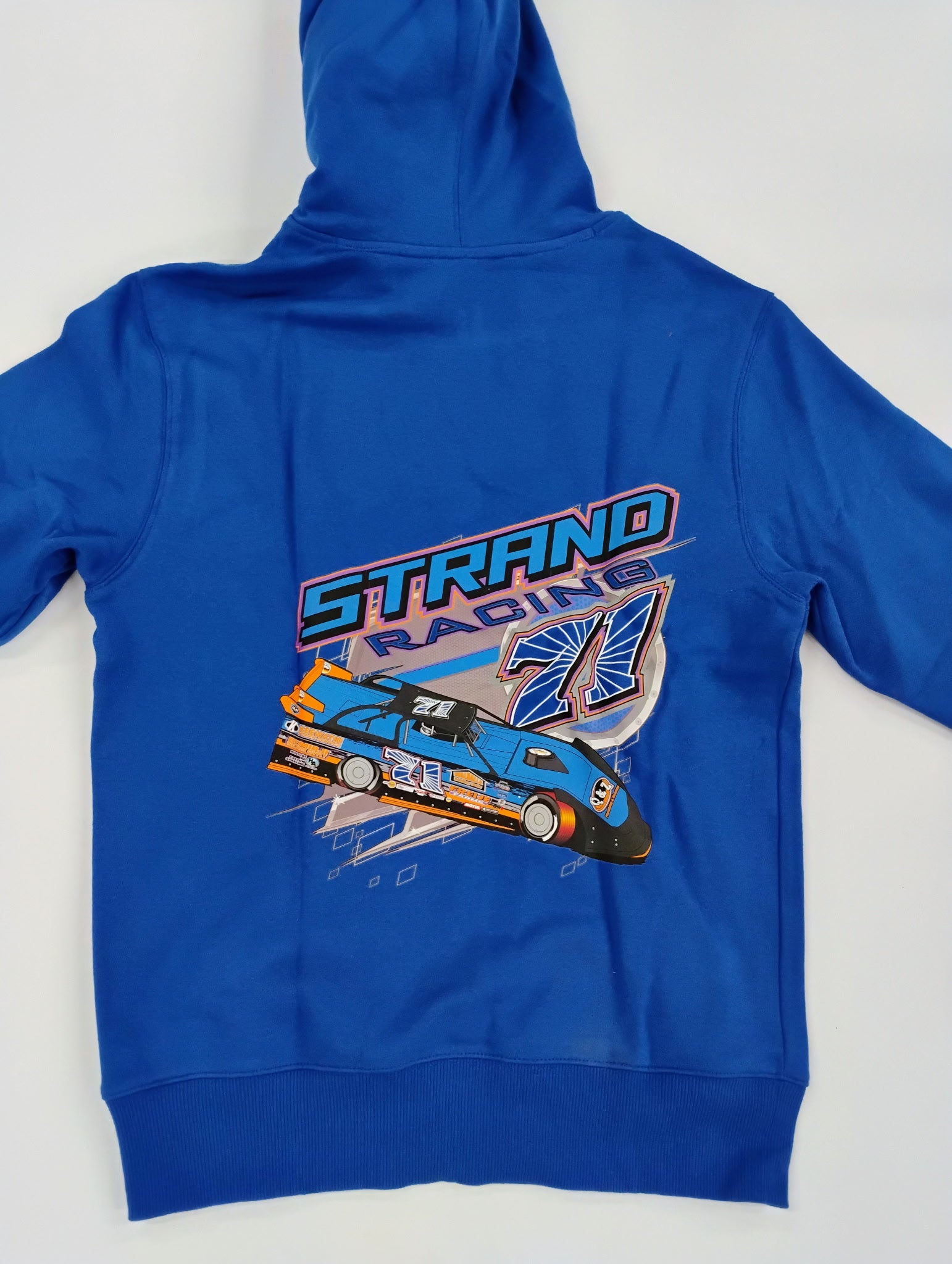 71 Round Logo Hoodie in Blue