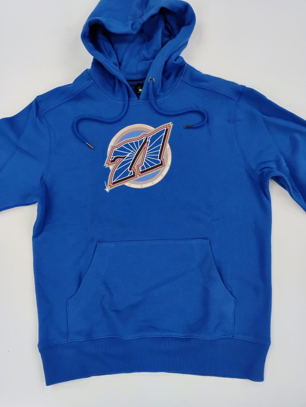 71 Round Logo Hoodie in Blue