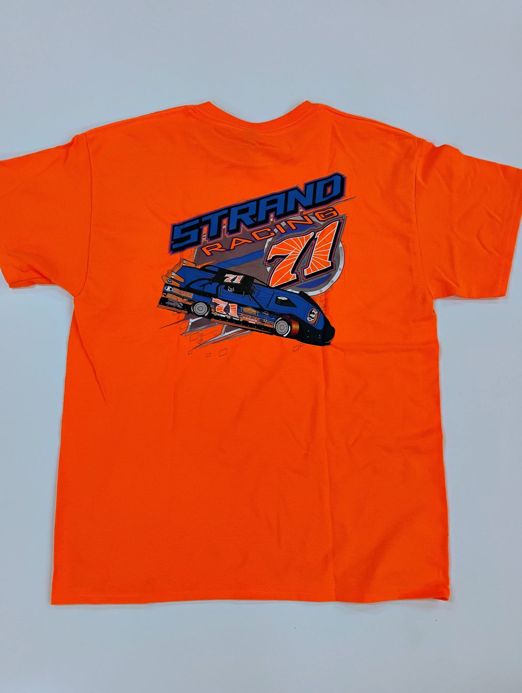 71 Round Logo Tee in Orange