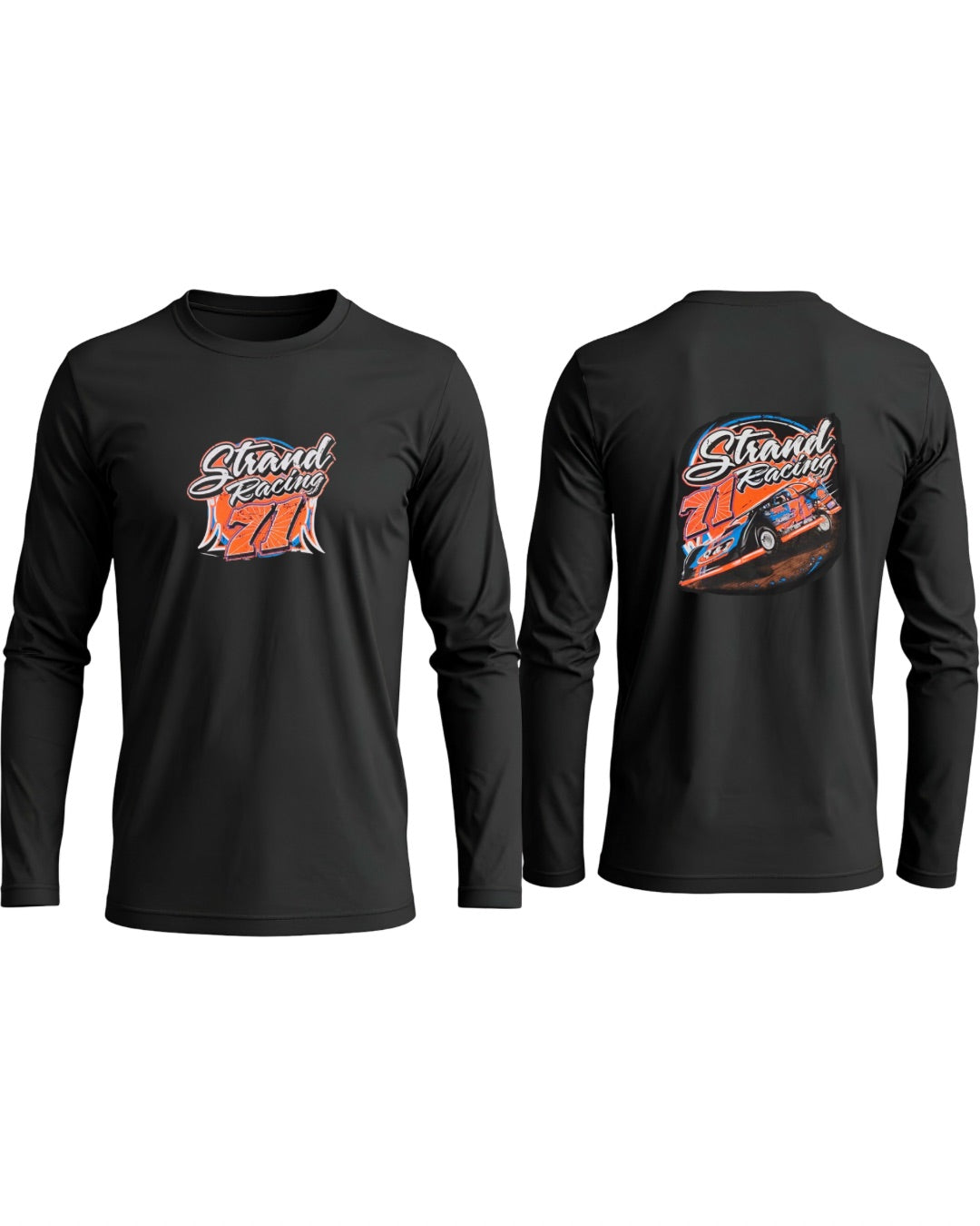 Strand Racing Long Sleeve Tee in Black